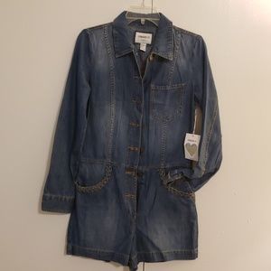 NWT Denim Jumpsuit
